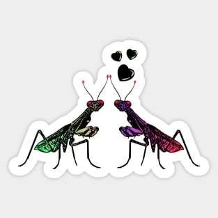 mantis love Sticker